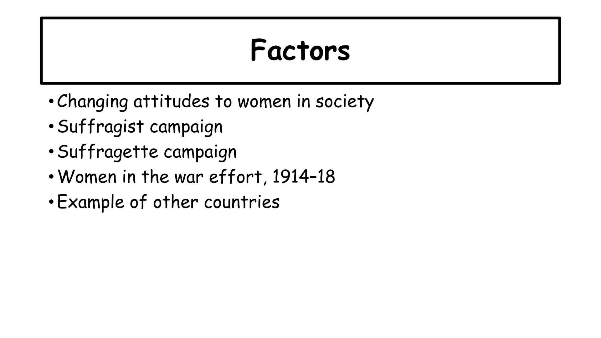 Women and the vote
VOTES
FOR
WOMEN
NV
*
THESE WOMEN ARE
DOING THEIR BIT
LEARN TO
MAKE
MUNITIONS .
.
Background
• In 1918 women over the age