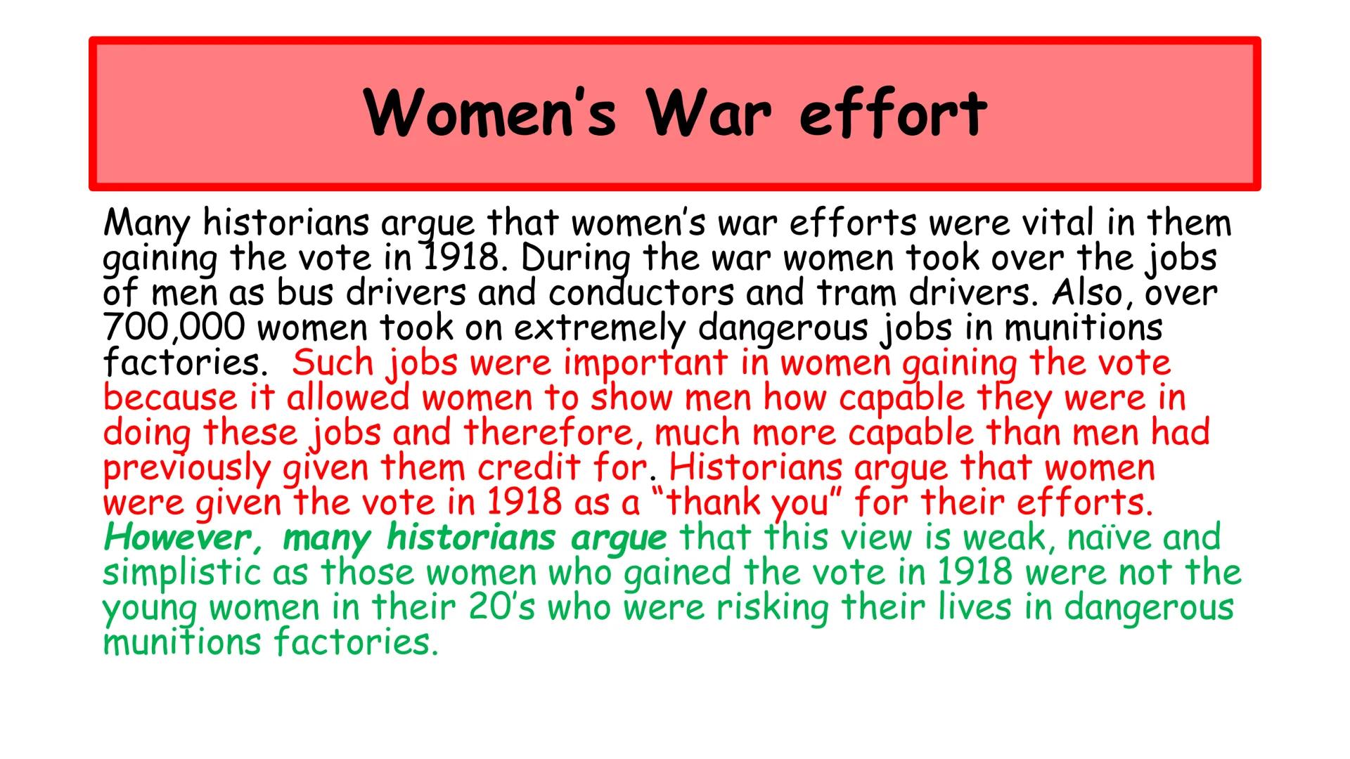 Women and the vote
VOTES
FOR
WOMEN
NV
*
THESE WOMEN ARE
DOING THEIR BIT
LEARN TO
MAKE
MUNITIONS .
.
Background
• In 1918 women over the age