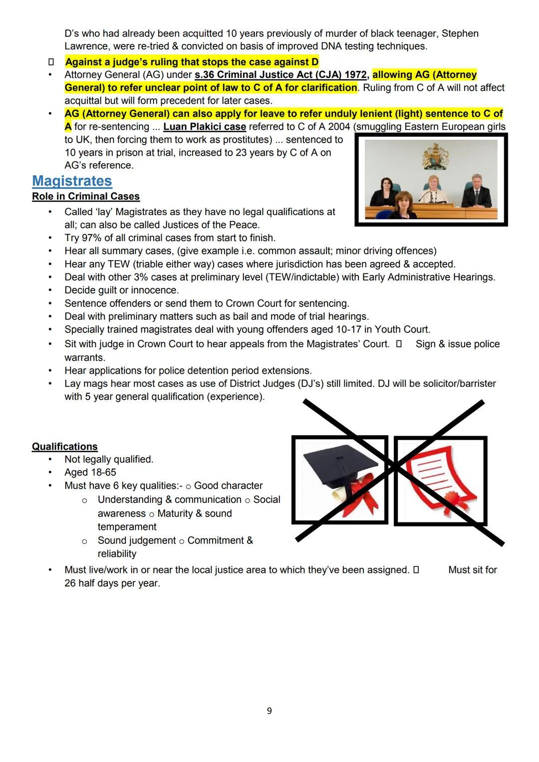 Contents
Categories of Offences ...........................................................................................................