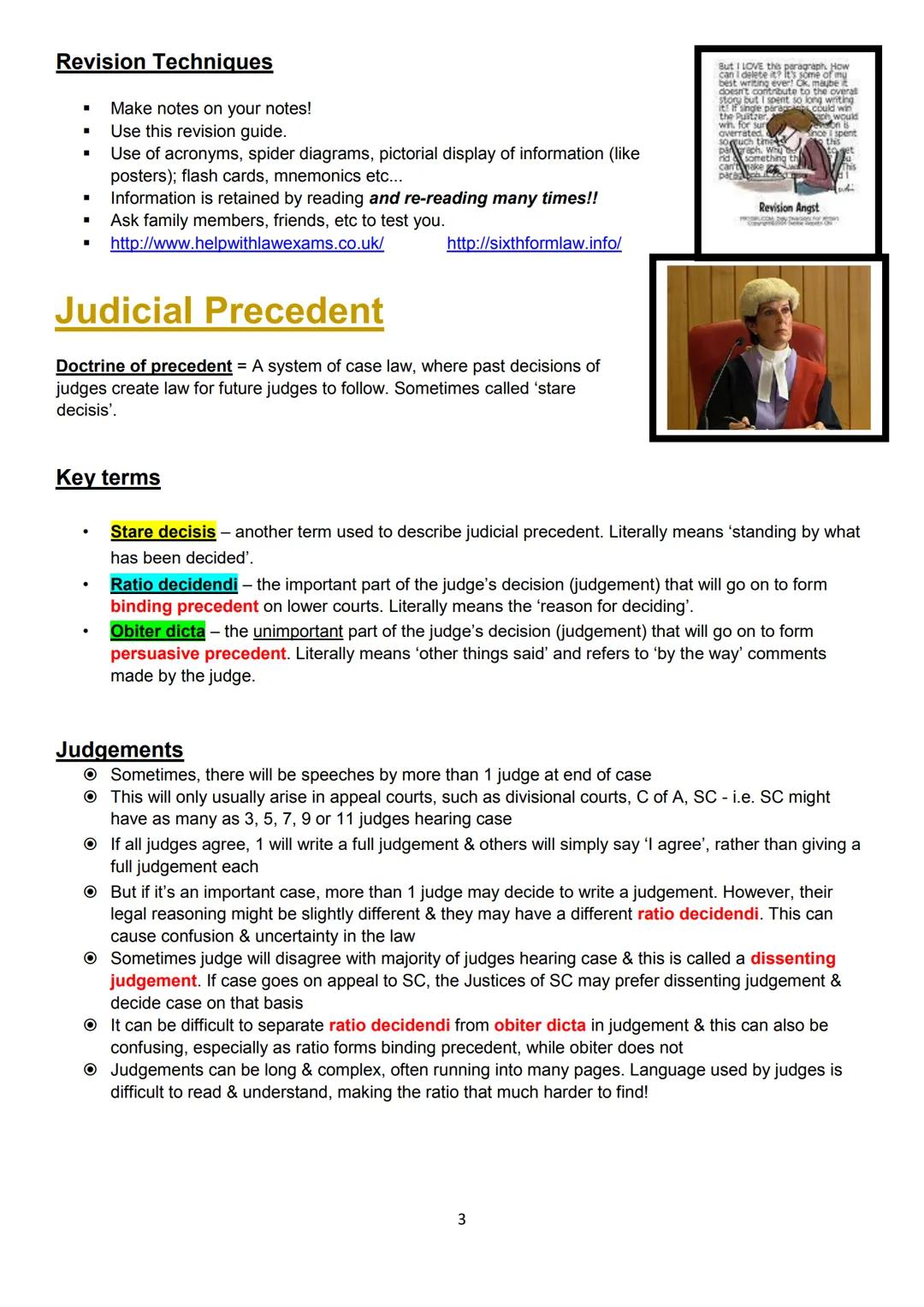 Contents
Judicial Precedent..
Parliamentary Law-Making..
Delegated Legislation..
Statutory Interpretation.
European Law.
Law Reform
Practice