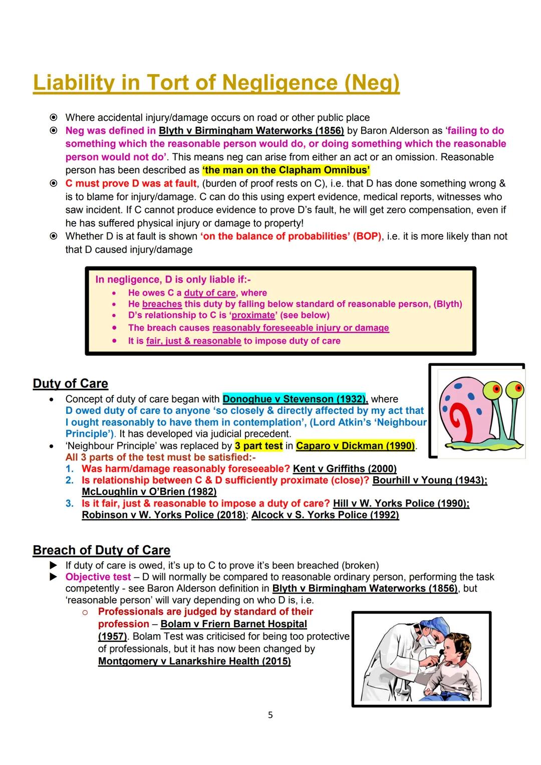 Contents
Rules & Theory of Law of Tort.
Liability in Tort of Negligence (Neg).
Defences to Negligence Claim..
Occupier's Liability..
Remedie