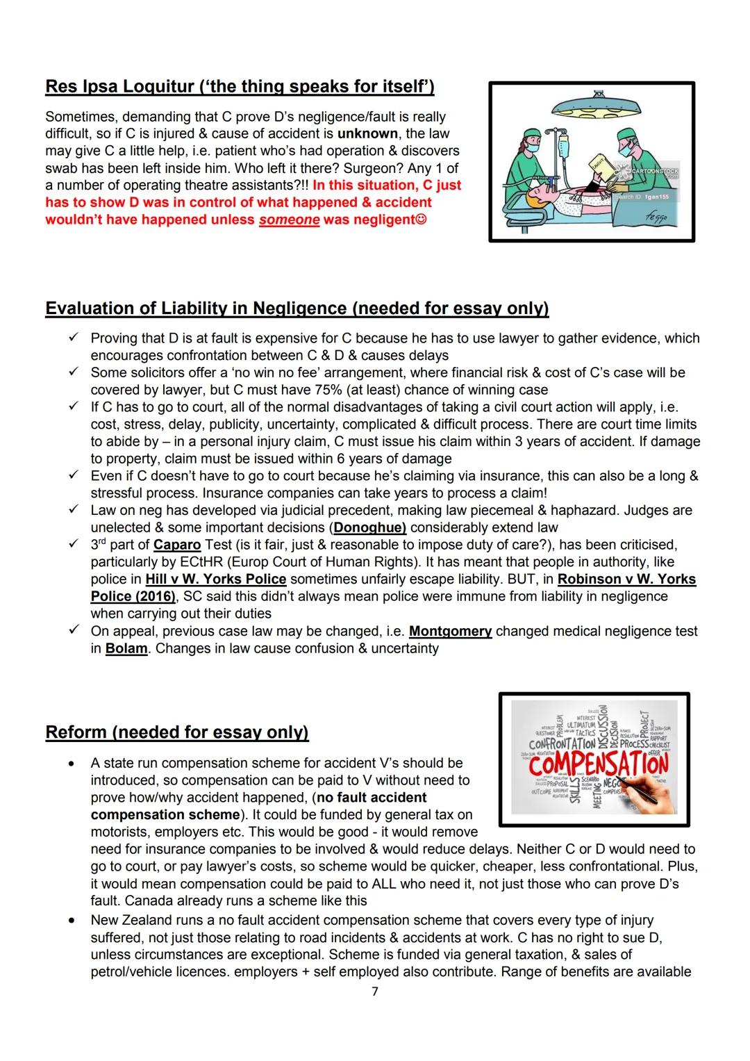 Contents
Rules & Theory of Law of Tort.
Liability in Tort of Negligence (Neg).
Defences to Negligence Claim..
Occupier's Liability..
Remedie