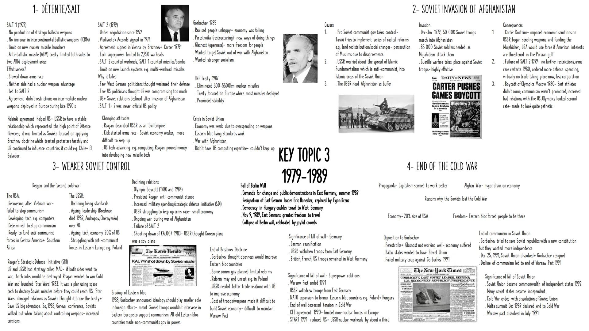 # 1- EARLY TENSIONS
Tehran Conference 1943
. US+ Britain to invade Nazi-occupied
Europe by opening a second front
. Soviet Union would decl