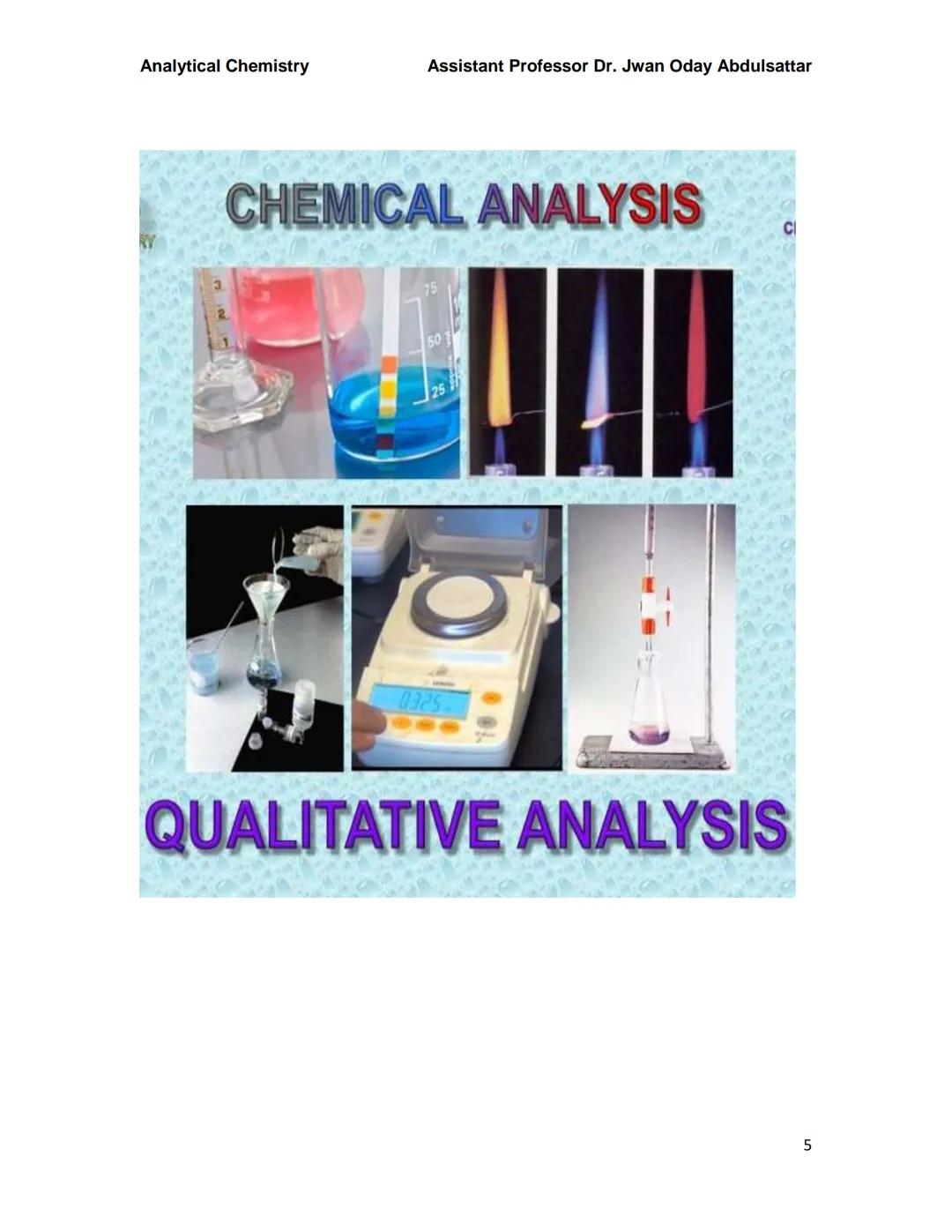 Analytical Chemistry
Assistant Professor Dr. Jwan Oday Abdulsattar
Analytical Chemistry
Written by Dr. Jwan Oday Abdulsattar
Mathematical pr