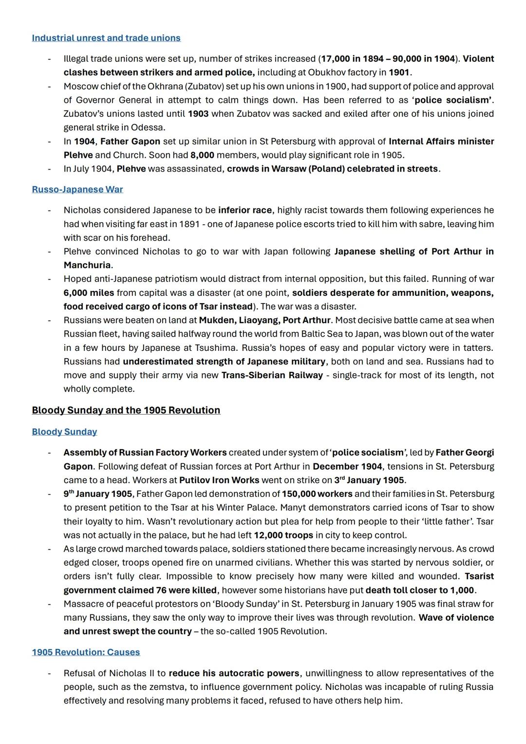 Political Authority and Government of Nicholas II 1894-1905
How was Russia governed? How did political authority change and develop?
SPECIFI
