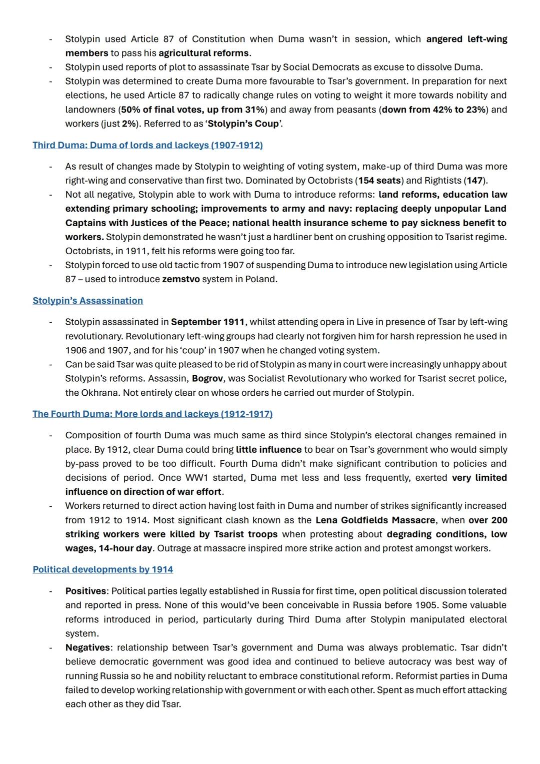 Political Authority and Government of Nicholas II 1894-1905
How was Russia governed? How did political authority change and develop?
SPECIFI