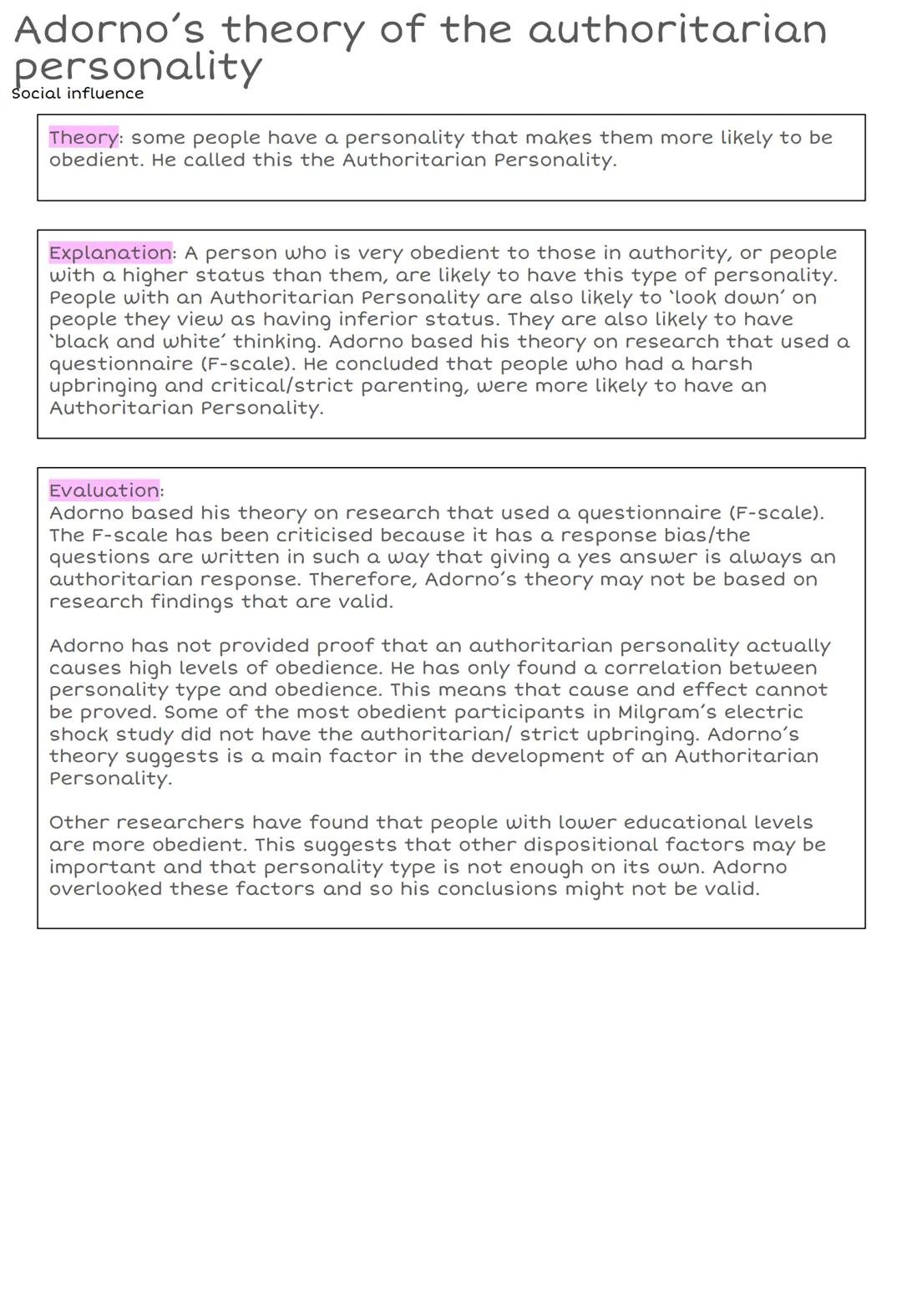 Asch's study of conformity
Social influence
Aim: to see if people conform to group pressure in a situation where the
answer is clearly wrong