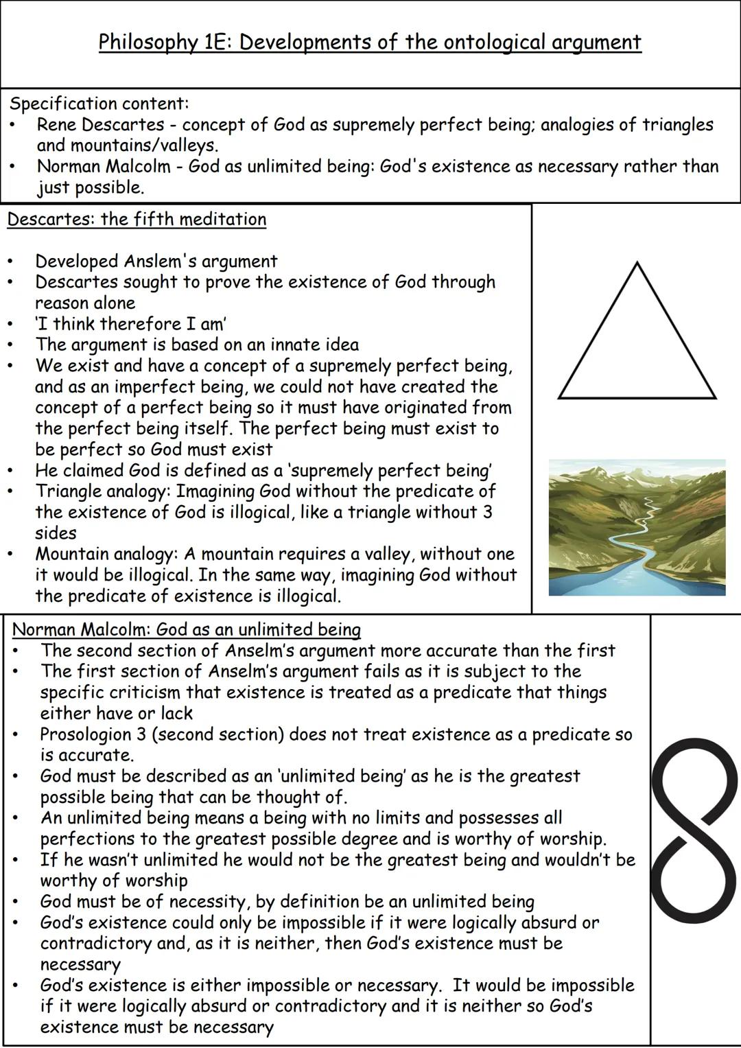 # Philosophy 1A: Cosmological argument
**Specification content:**
* Aquinas' first three ways
* Kalam cosmological argument
**Aquinas**