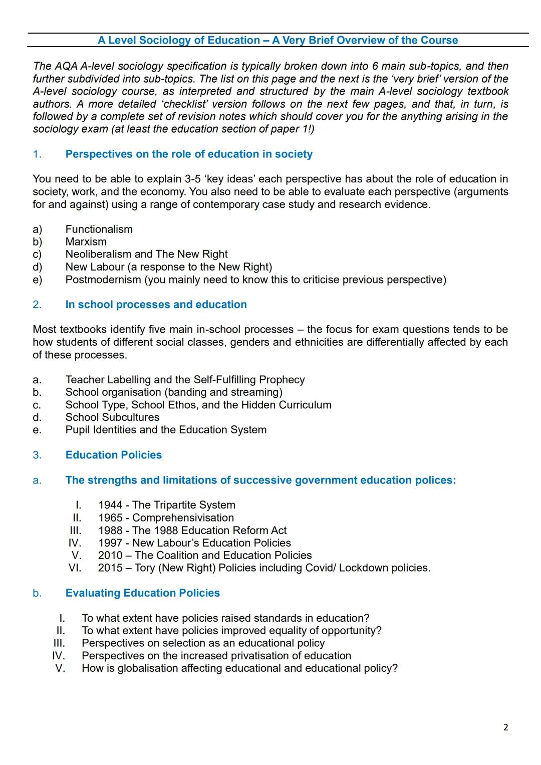ReviseSociology.com
For more revision resources, including
access to live online A-level sociology
tuition and revision please visit
ReviseS