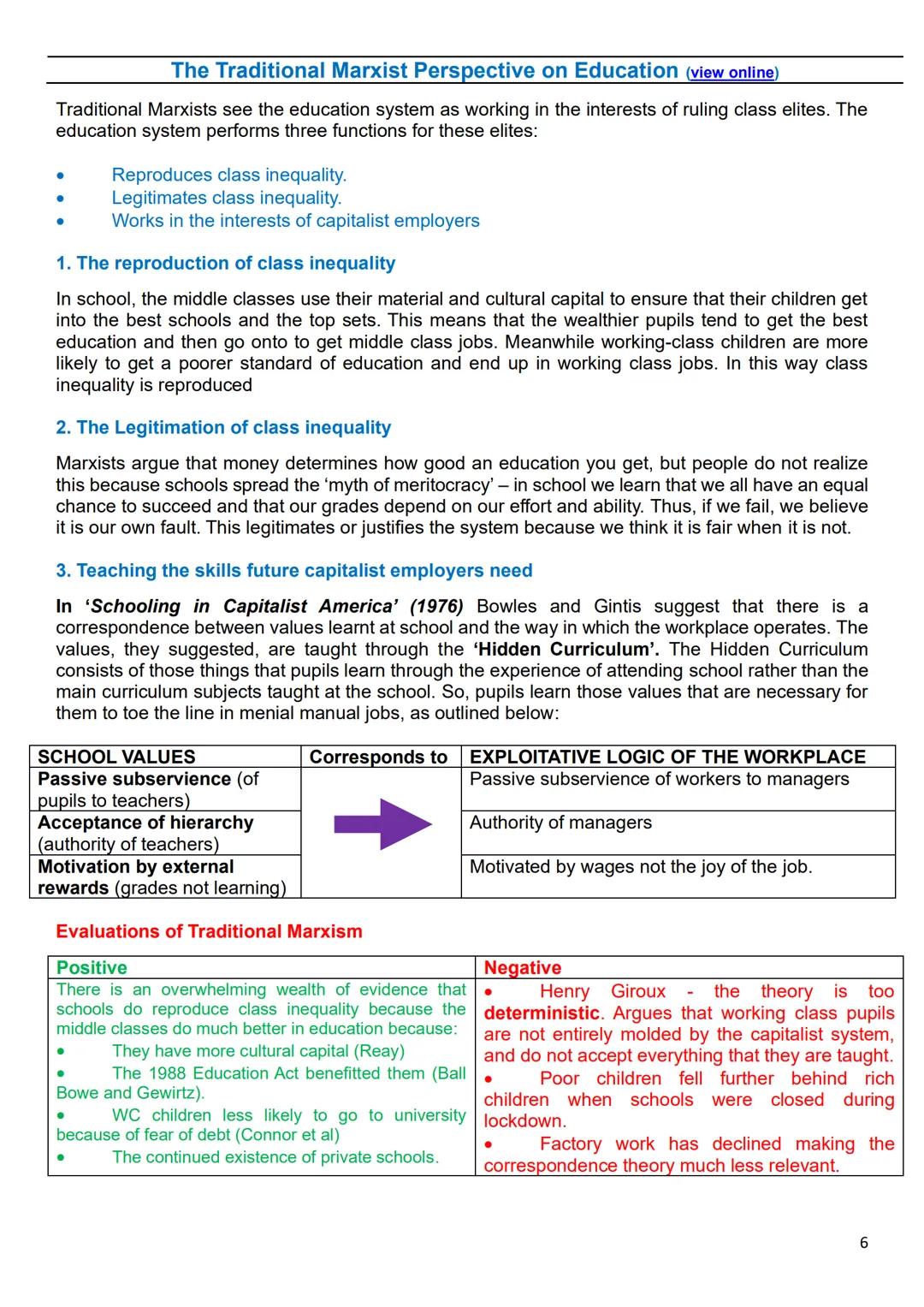 ReviseSociology.com
For more revision resources, including
access to live online A-level sociology
tuition and revision please visit
ReviseS