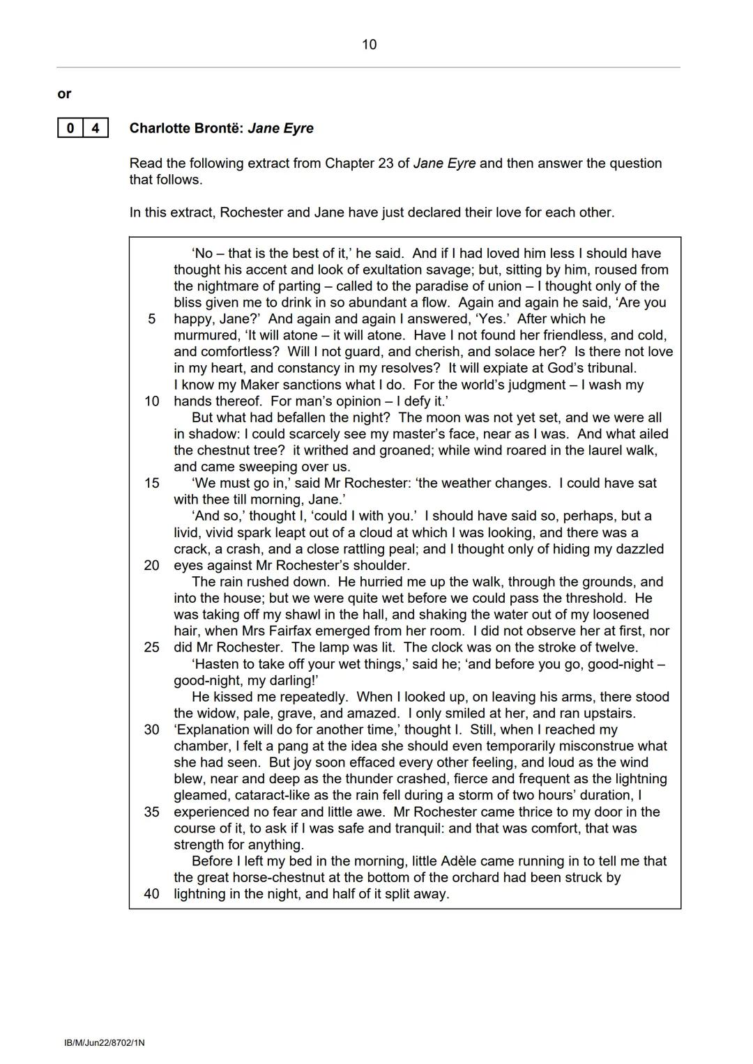 AQA
GCSE
ENGLISH LITERATURE
Paper 1N 19th-century novel
Time allowed: 50 minutes
Materials
For this paper you must have:
⚫an AQA 12-page ans