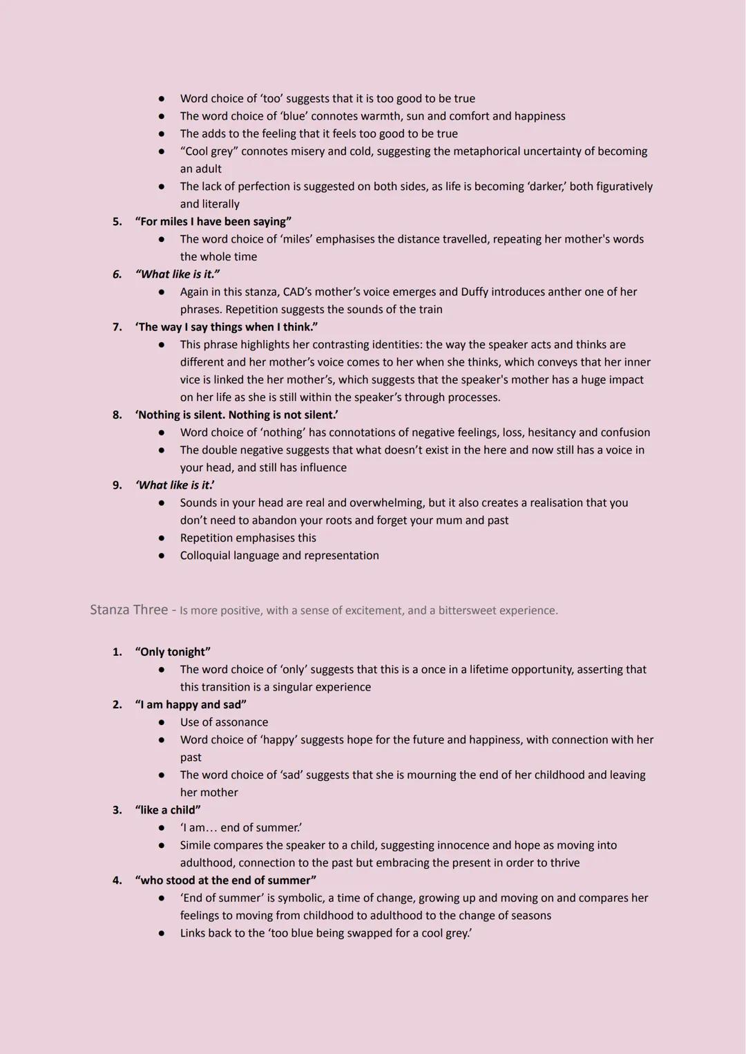 Carol Ann Duffy Poetry - Higher English TA Originally
Poetic Structure
The poem 'Originally' by Carol Ann Duffy has a regular 3 stanza, 8-li
