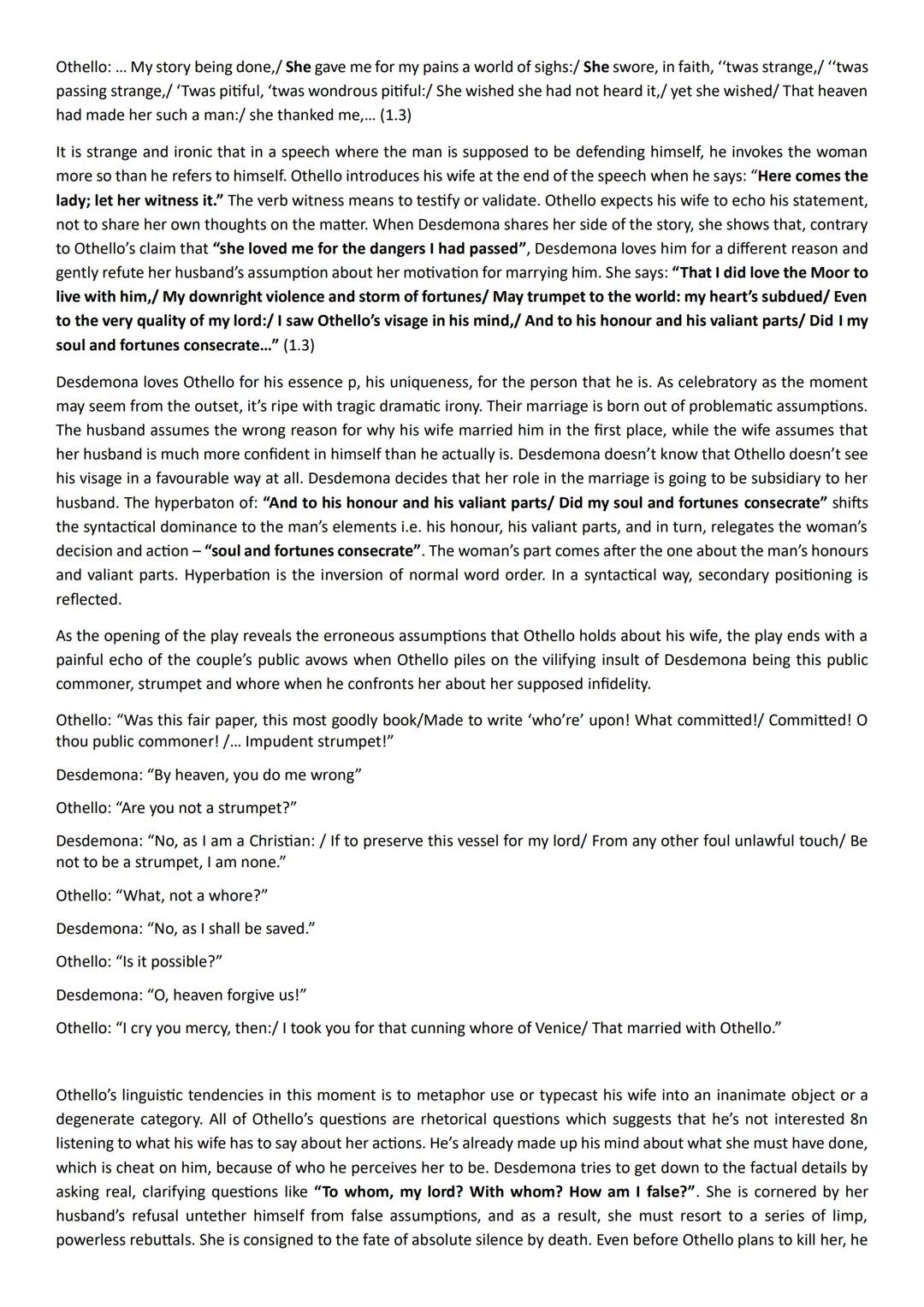 # Is Othello a misogynistic play?
Are Desdemona, Emilia and Bianca really victims of 'misogyny'?
Context: Women in Elizabethan England
In