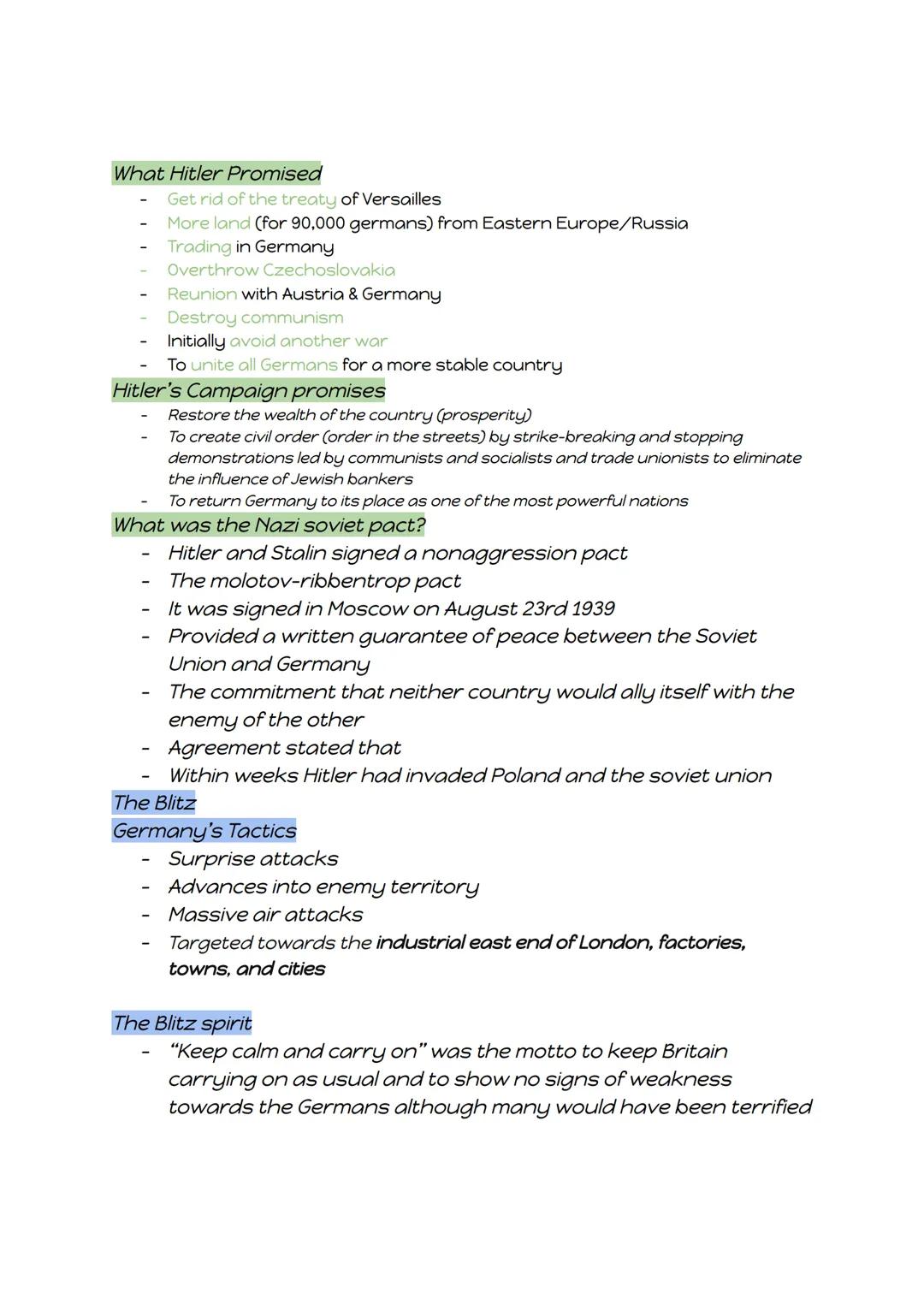 History Revision-World War 1&2
WW2
Treaty of Versailles
What was it?
-
An agreement signed by the Allies in June 1919- (Britain, France, USA