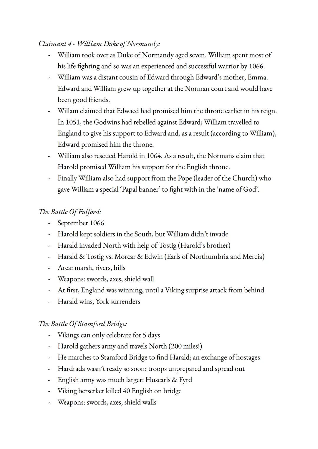 HISTORY REVISION: NORMANS
How has England been formed since the 5th century?:
-
-
400 AD: Arrival of Anglo-Saxons from Denmark
400-800 AD: A