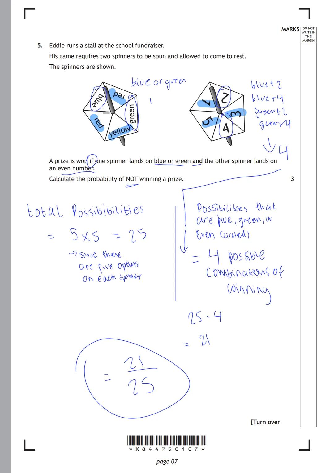 L
୮
N5
X844/75/01
FOR OFFICIAL USE
National
Qualifications
2023 MODIFIED
Mark
Applications of Mathematics
Paper 1 (Non-calculator)
THURSDAY,