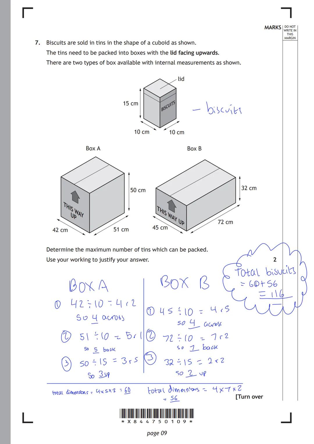 L
୮
N5
X844/75/01
FOR OFFICIAL USE
National
Qualifications
2023 MODIFIED
Mark
Applications of Mathematics
Paper 1 (Non-calculator)
THURSDAY,