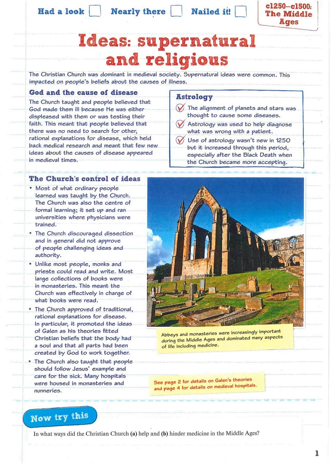 endorsed for
edexcel
REVISE EDEXCEL GCSE (9-1)
History
MEDICINE IN BRITAIN
c1250-present
REVISION
GUIDE AND WORKBOOK
present
c1835-c1895
c10