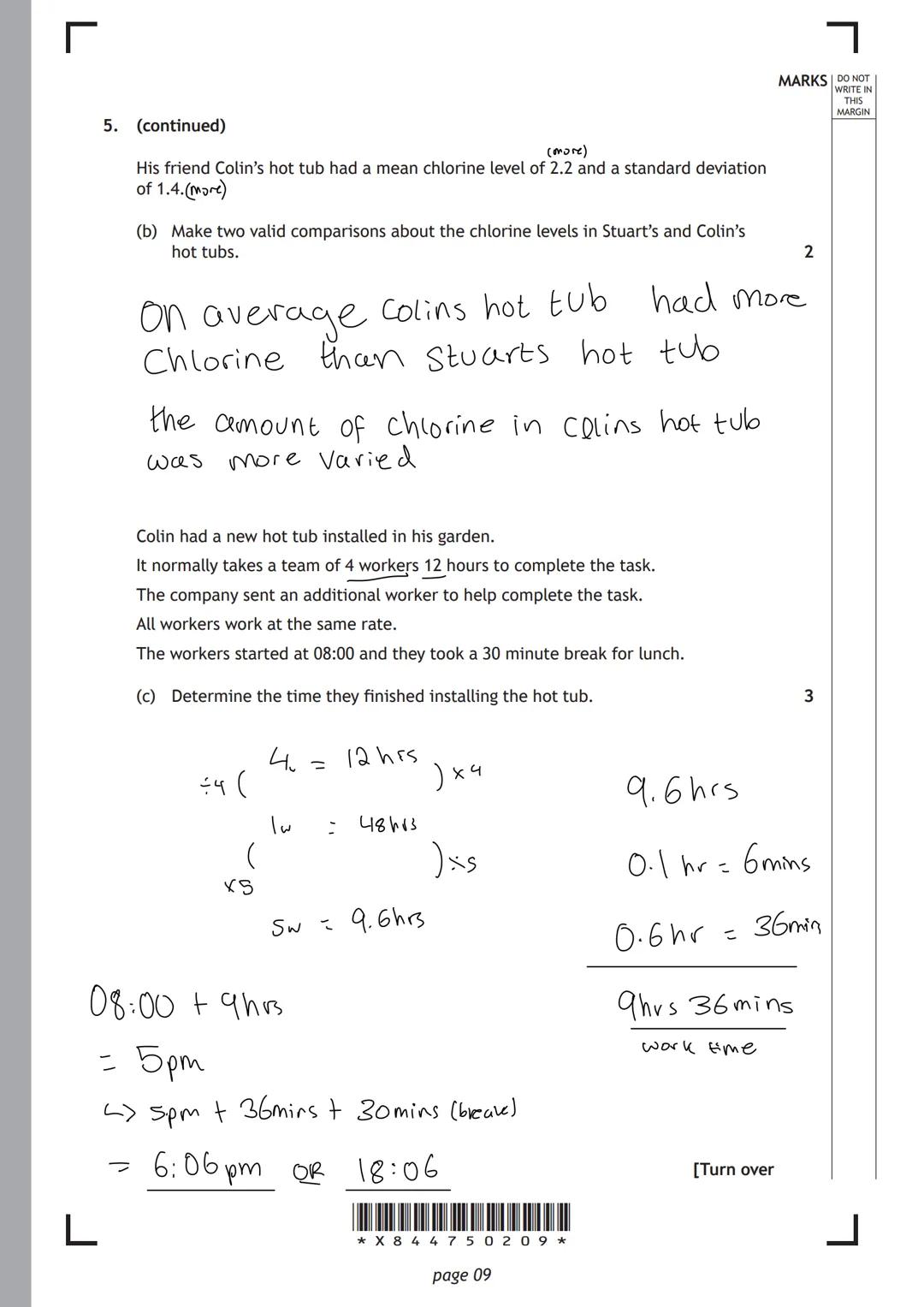 L
เญฎ
FOR OFFICIAL USE
N5
X844/75/02
National
Qualifications
2023 MODIFIED
SS
Mark
SS
Applications of Mathematics
Paper 2
THURSDAY, 4 MAY
10:2