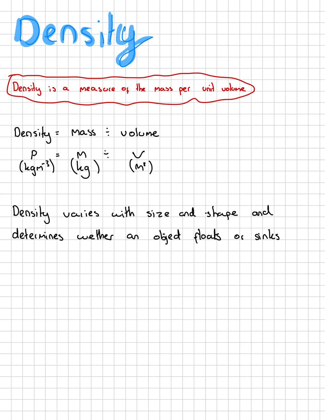 Materials
Density
Hooke's law
Stress and strain
The young modulus.
Stress
strain and force-
Brittle materials
exstension
graphs Density
Dens