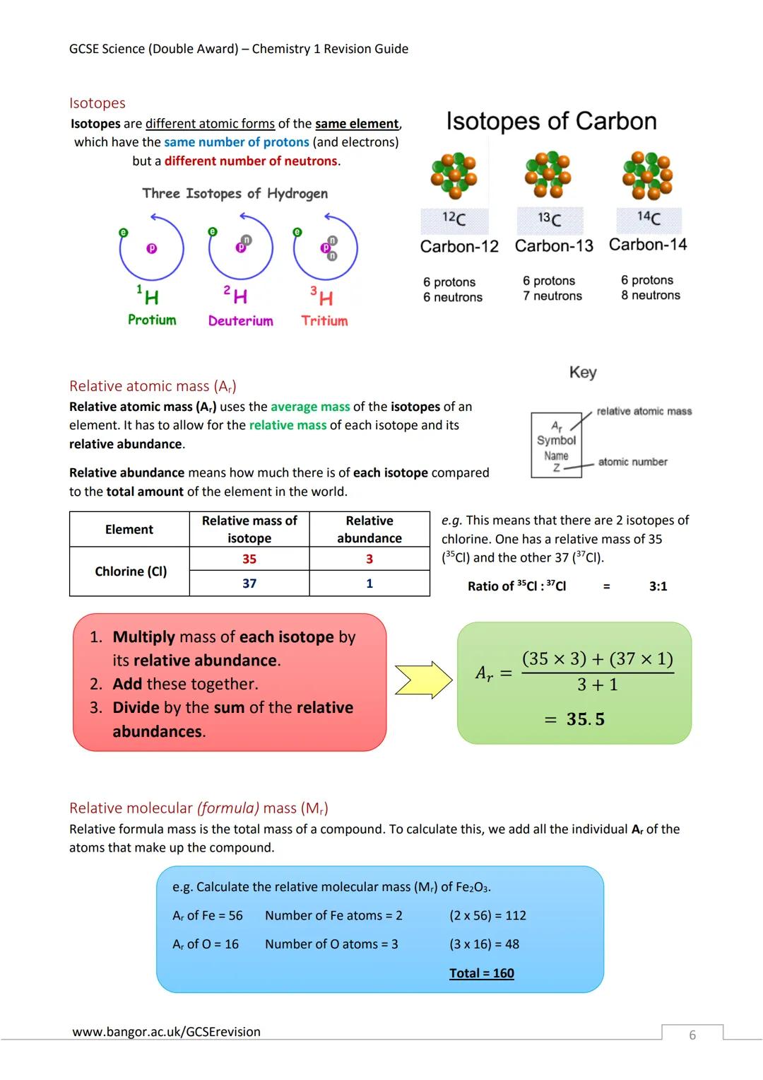 GCSE Science (Double Award) - Chemistry 1 Revision Guide
Contents
Contents
1
Group 7 The Halogens
Identifying hydrogen gas
Identifying lons