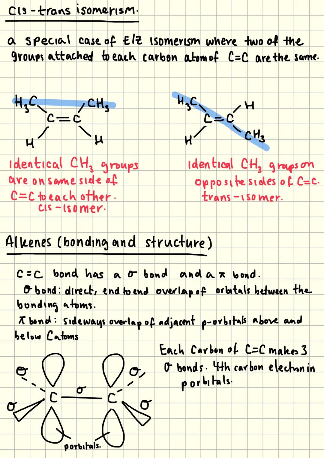 Module 4
OCR Chemistry Modulet Revision
Key Terms:
hydrocarbon: compound consisting only of hydrogen
and carbon.
saturated: Only single-sing