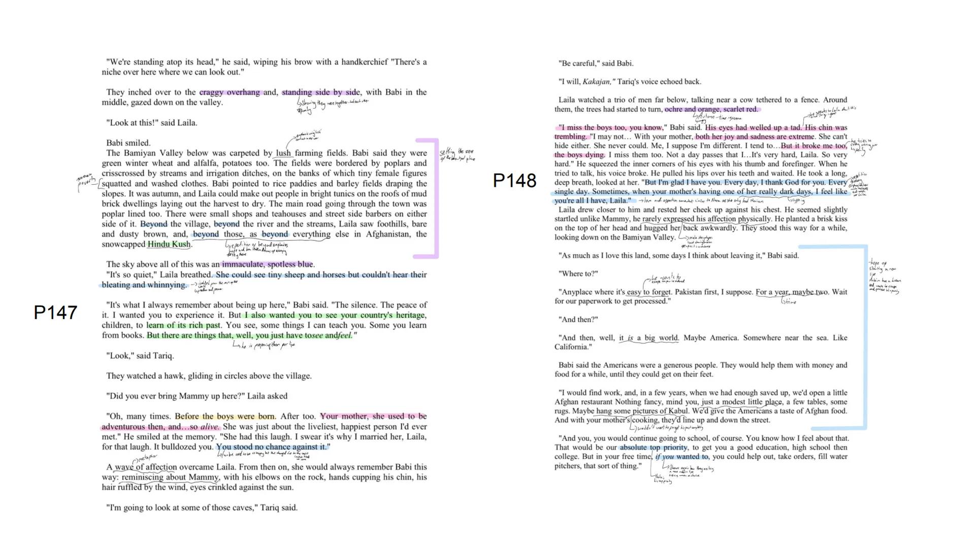 # A THOUSAND SPLENDID
## SUNS
### CHAPTER 21 ## Chapter Summary
Laila and Tariq are taken by Hakim (Babi) on a
long trip to see the large s
