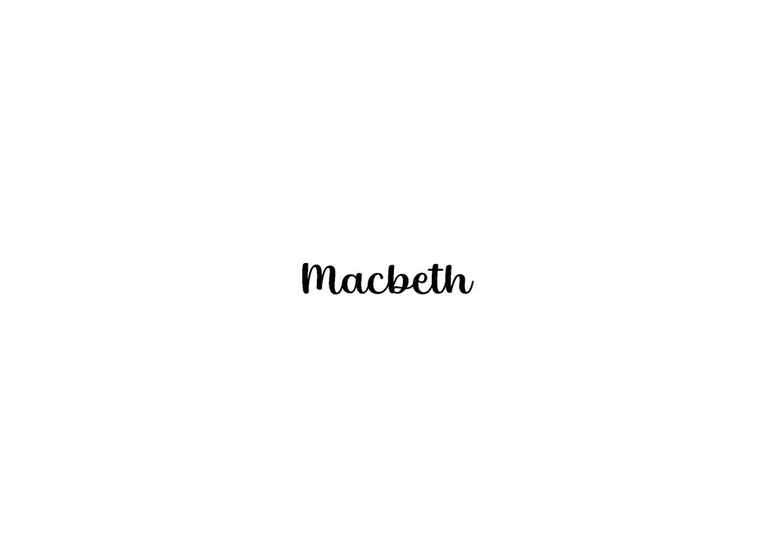 Macbeth Revision booklet key quotes etc