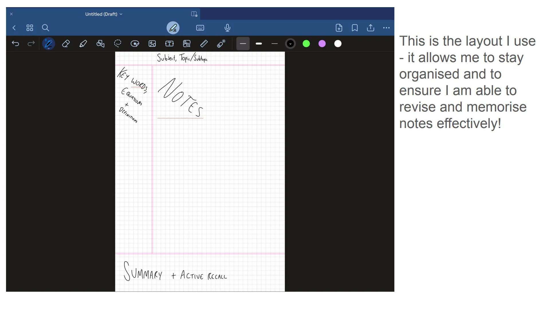 # How I make my notes
From an A-Level student, Knowunity elite ambassador and
moderator! I use an app called goodnotes! But
here are some o