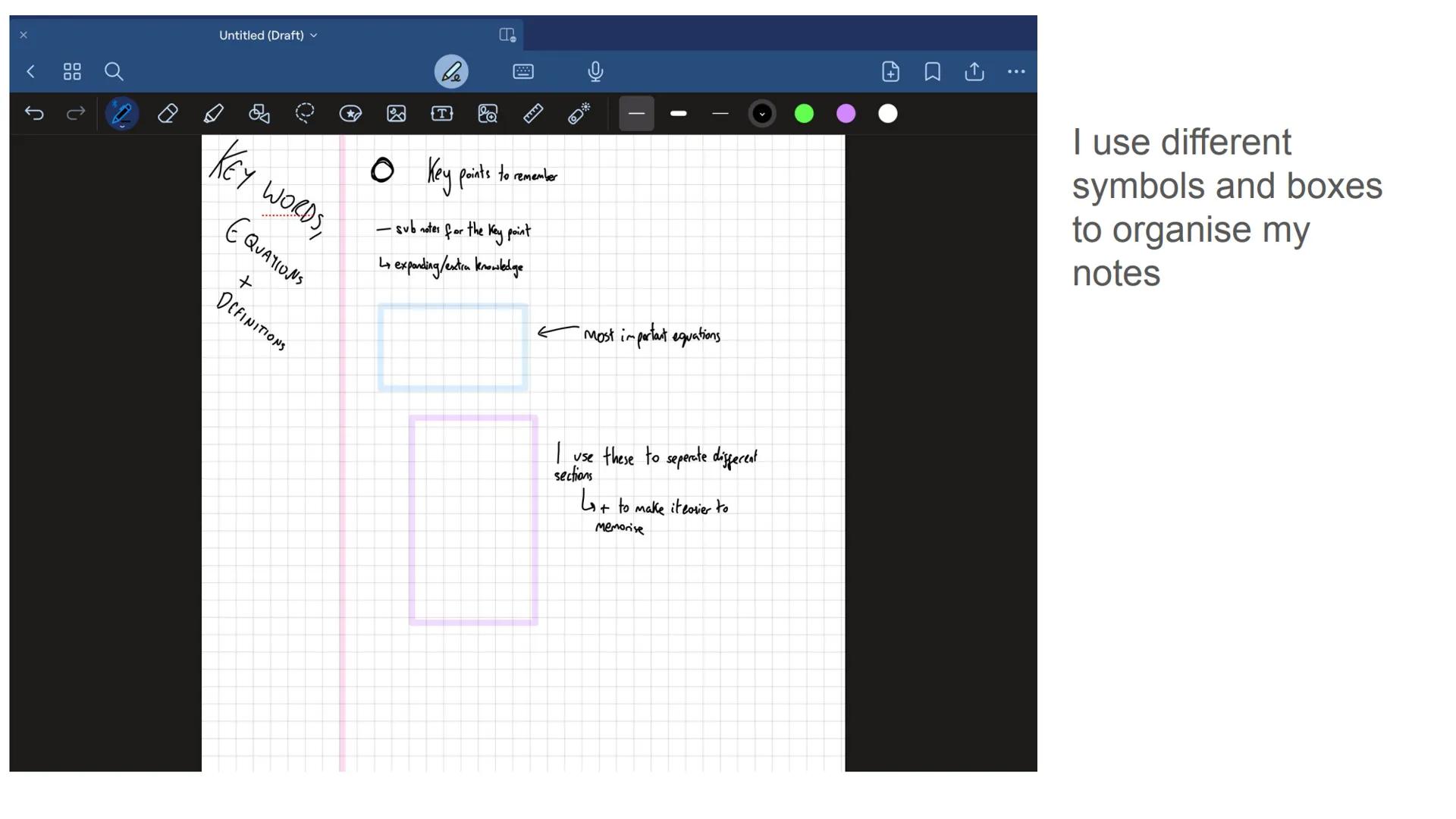# How I make my notes
From an A-Level student, Knowunity elite ambassador and
moderator! I use an app called goodnotes! But
here are some o