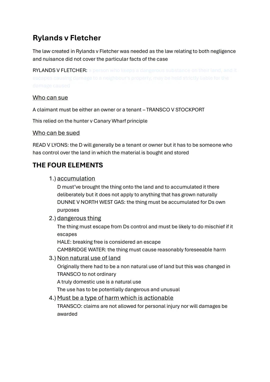 Tort law
- aims of tort
- negligence
- Occupiers liability 1957
- Occupiers liability 1984
- Nuisance
- Rylands v Fletcher
- Vicarious liabi