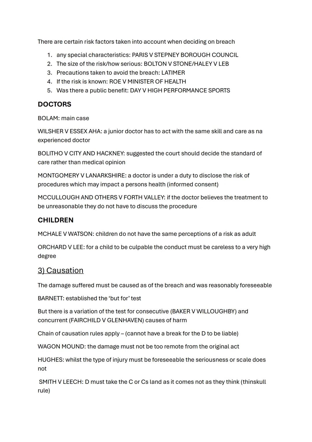 Tort law
- aims of tort
- negligence
- Occupiers liability 1957
- Occupiers liability 1984
- Nuisance
- Rylands v Fletcher
- Vicarious liabi