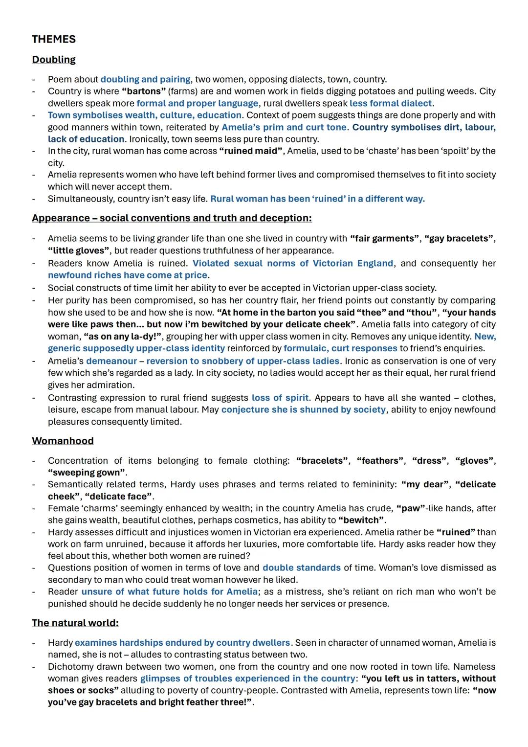 # Thomas Hardy: 'The Ruined Maid'
Summary
- 'The Ruined Maid' sees reunion of two former neighbours, find themselves in opposing circumsta