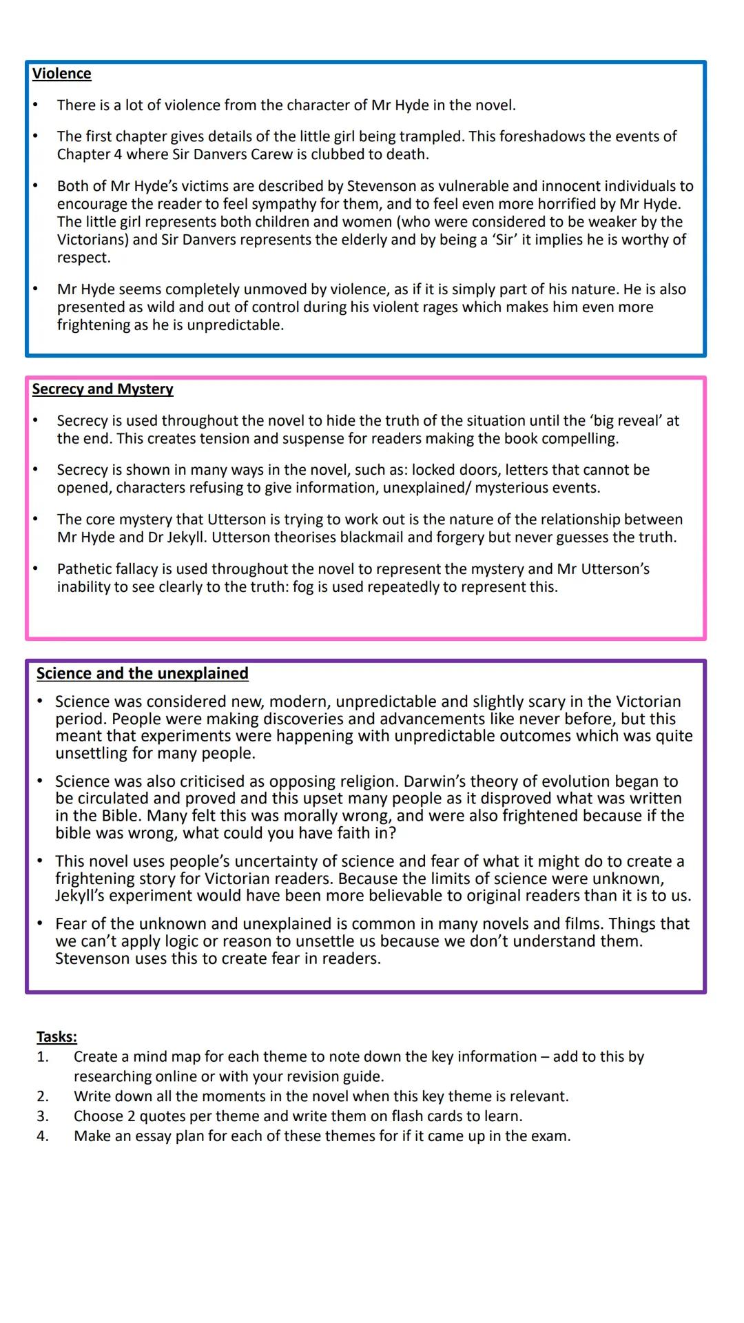 Jekyll & Hyde
Revision Booklet
Dr Jekyll and Mr Hyde
WORDSWORTH CLASSICS
WITH
The Merry Men & Other Stories
R. L. STEVENSON
This is for Engl