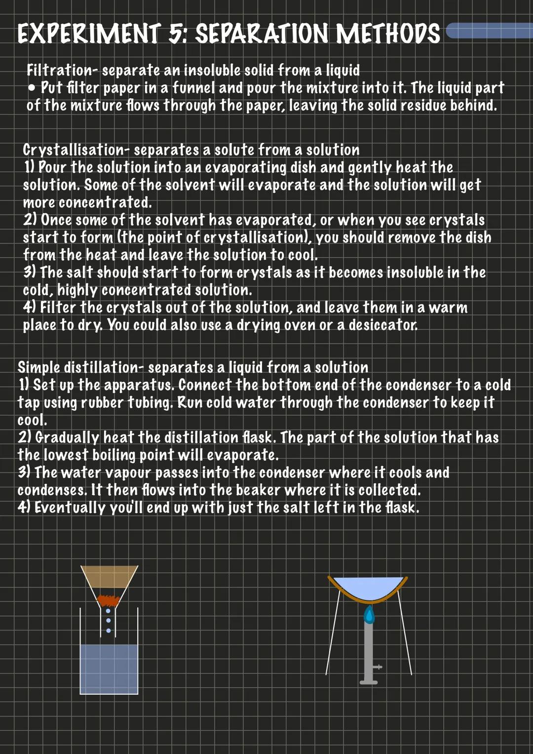 # EXPERIMENT 1: TESTS FOR GASES
1) Chlorine: Chlorine bleaches damp blue litmus paper, turning it white. It
may turn red for a moment first