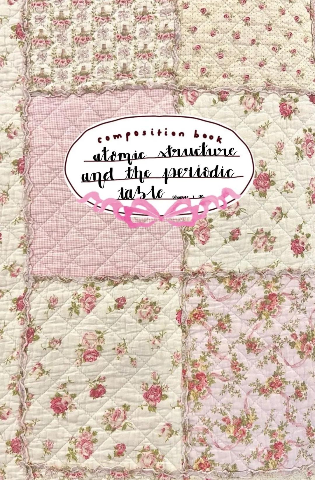 composition book
atomic structure
and the periodic
table
Chapter 1 (A)
20 Topic I
The Atom
Diagram:
alert
atomic structure and periodic tabl