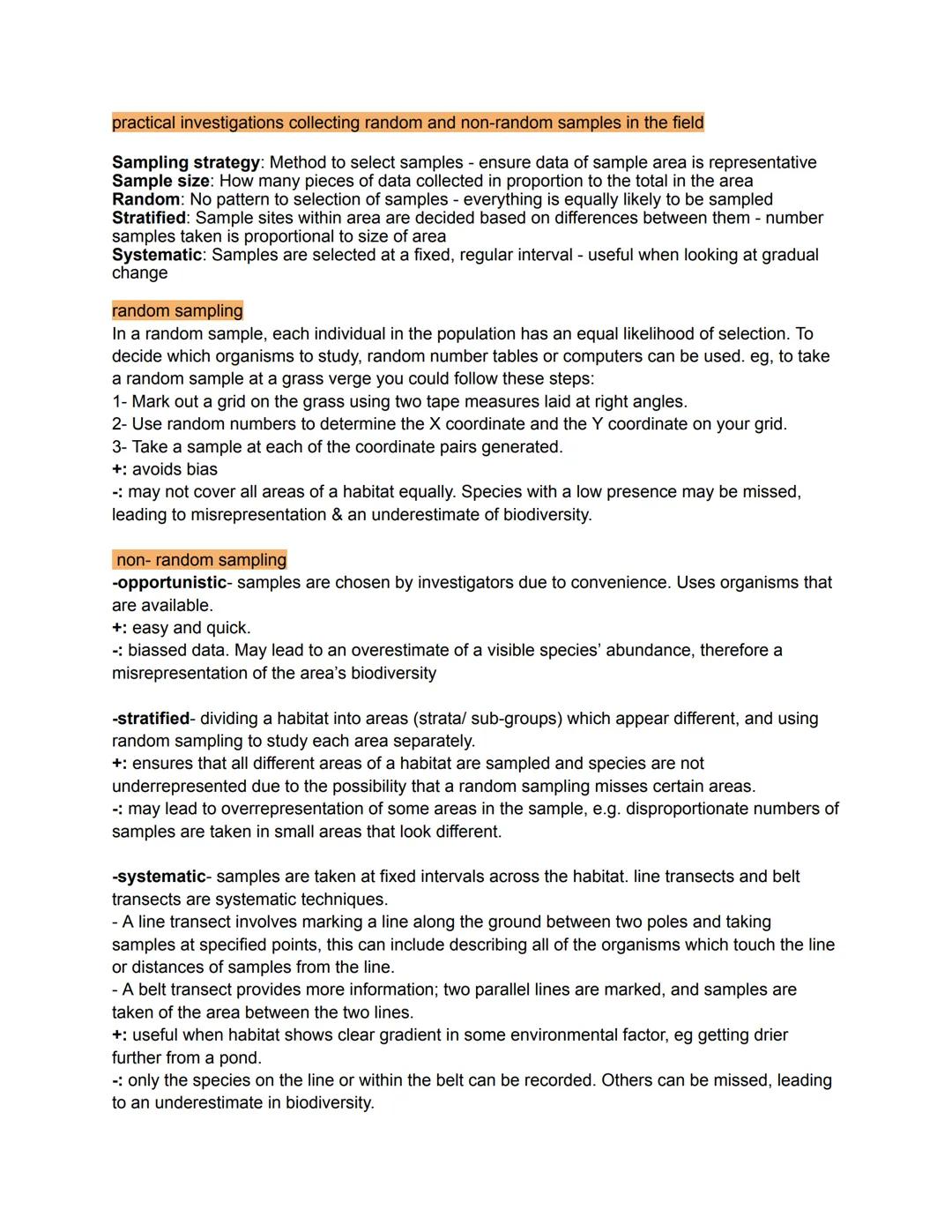 Biodiversity = the variety of living organisms in an area. Biodiversity is a measure of all the
different plant, animal, fungus and other mi