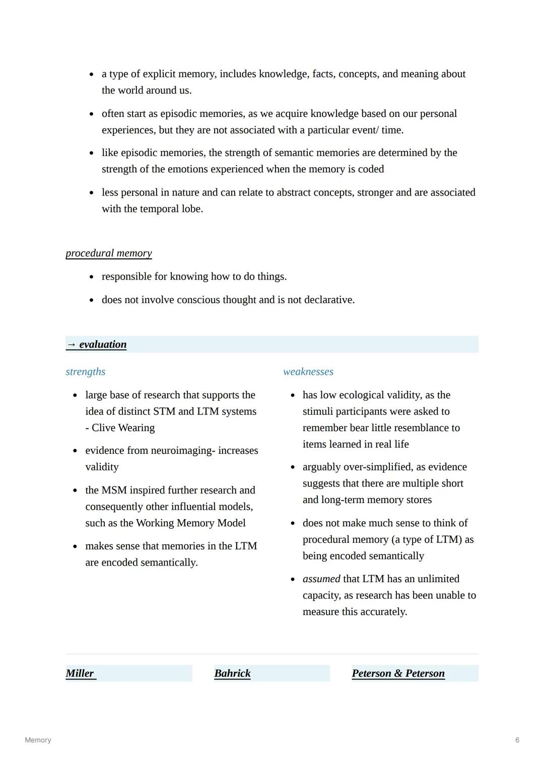 # Memory
A+
Memory
**key words**
Memory is the process by which we retain information. It includes the encoding, storage and
retrieval o