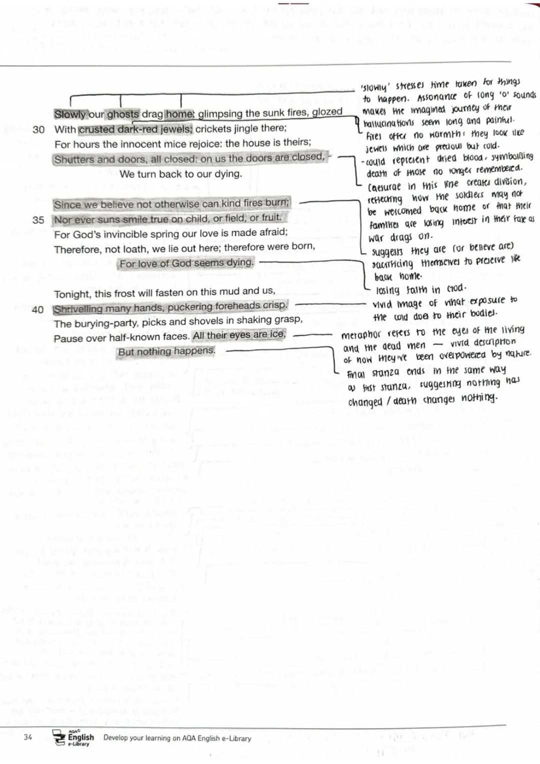 CONTEXT written in present tense and was first person plurais 'our', 'us', 'we'.
collective voice shows it
was a shared experience. Poem has