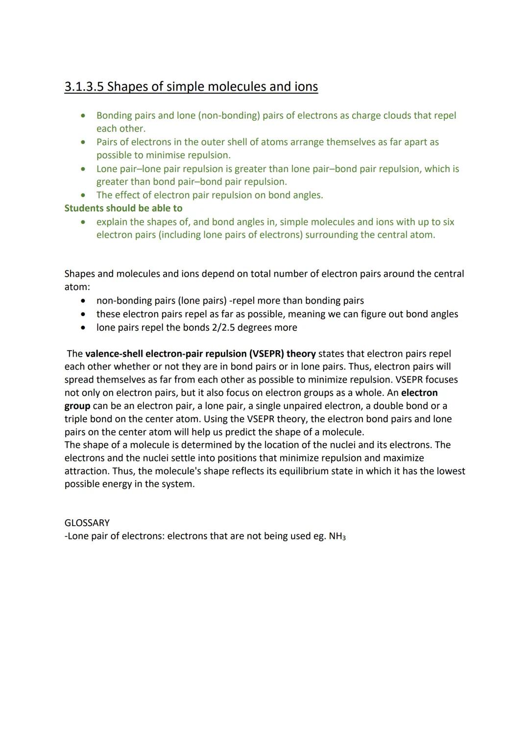 Bonding Types
3.1.3.1 Ionic Bonding
Ionic bonding involves electrostatic attraction between oppositely charged ions (cations and
anions) in