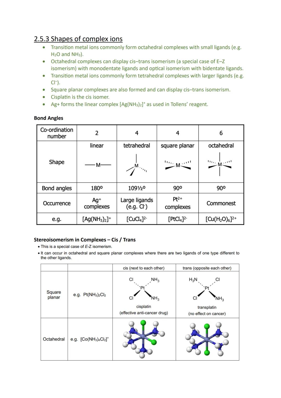 2.5.1 General properties of transition metals
The 3d block contains 10 elements, all of which are metals. Unlike the metals in Groups 1
and