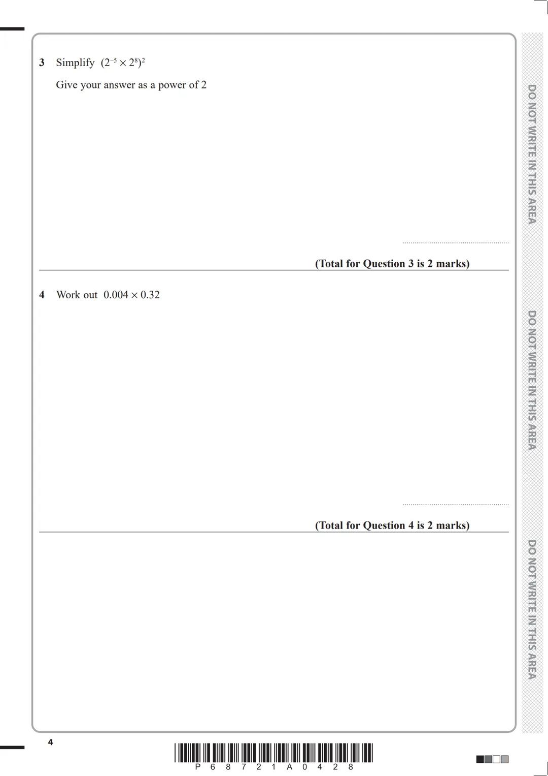 Please check the examination details below before entering your candidate information
Candidate surname
Other names
Centre Number
Candidate