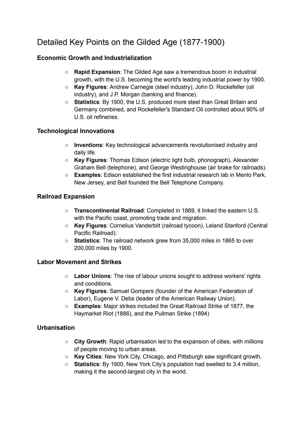Overview of Reconstruction
Reconstruction: Period following the Civil War focused on rebuilding the South and
integrating freed slaves into