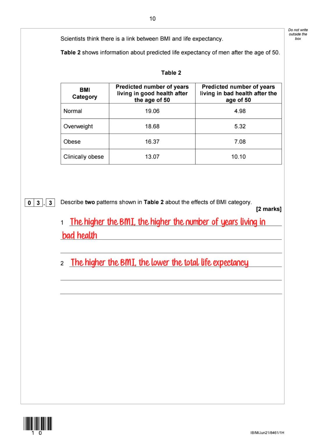 AQA
Please write clearly in block capitals.
Centre number
Surname
Forename(s)
Candidate signature
GCSE
BIOLOGY
Candidate number
I declare th