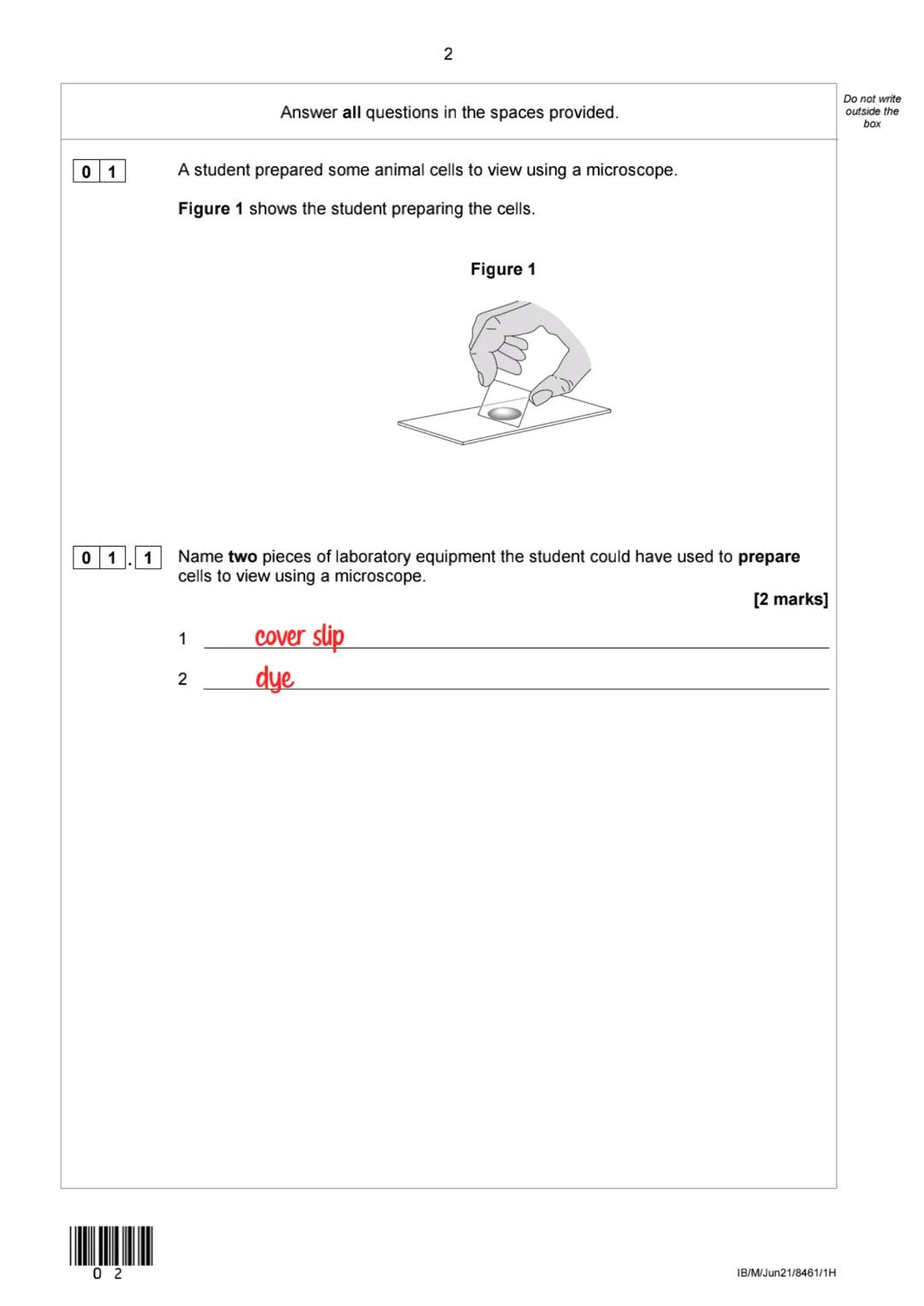 AQA
Please write clearly in block capitals.
Centre number
Surname
Forename(s)
Candidate signature
GCSE
BIOLOGY
Candidate number
I declare th