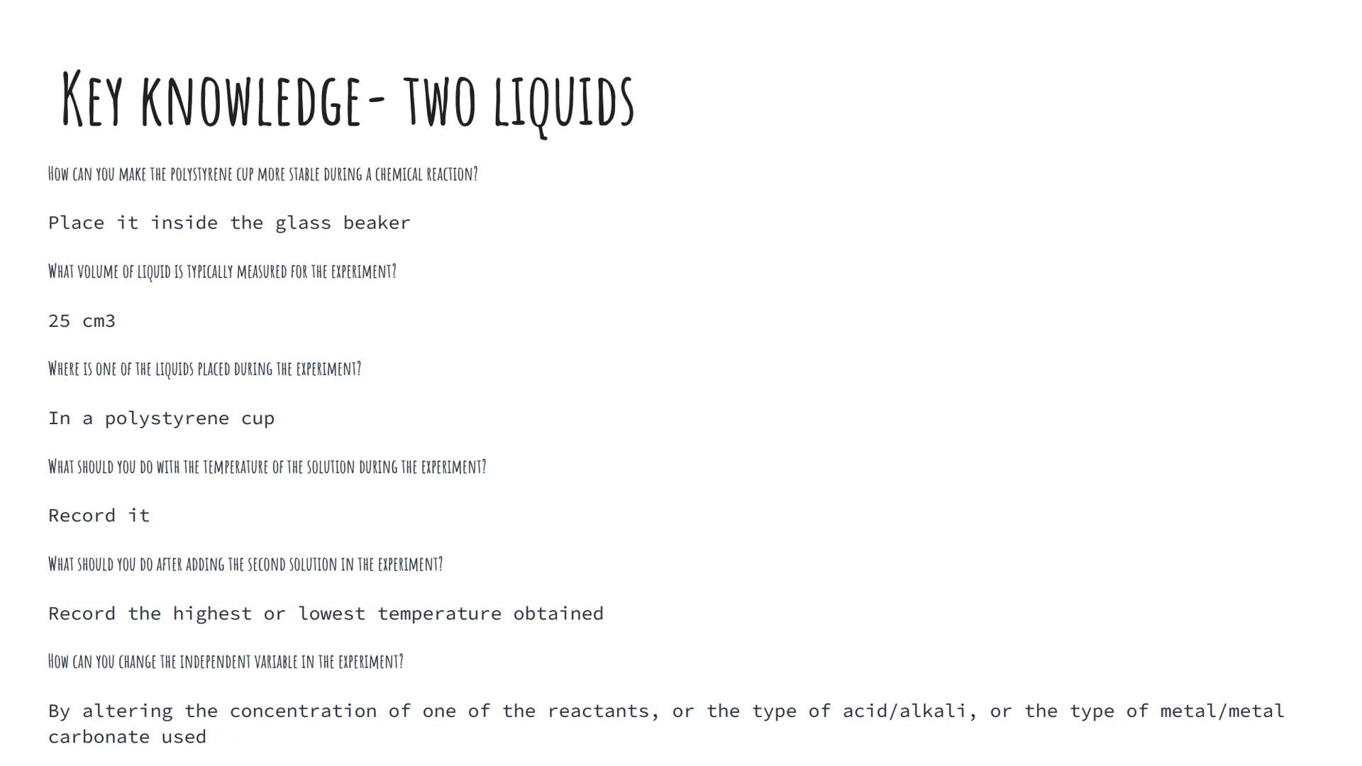 CHEMISTRY TOPIC 5
Energy changes
Combined Science ABOUT ENERGY
Energy is conserved in chemical reaction, so the total
reactants is the same