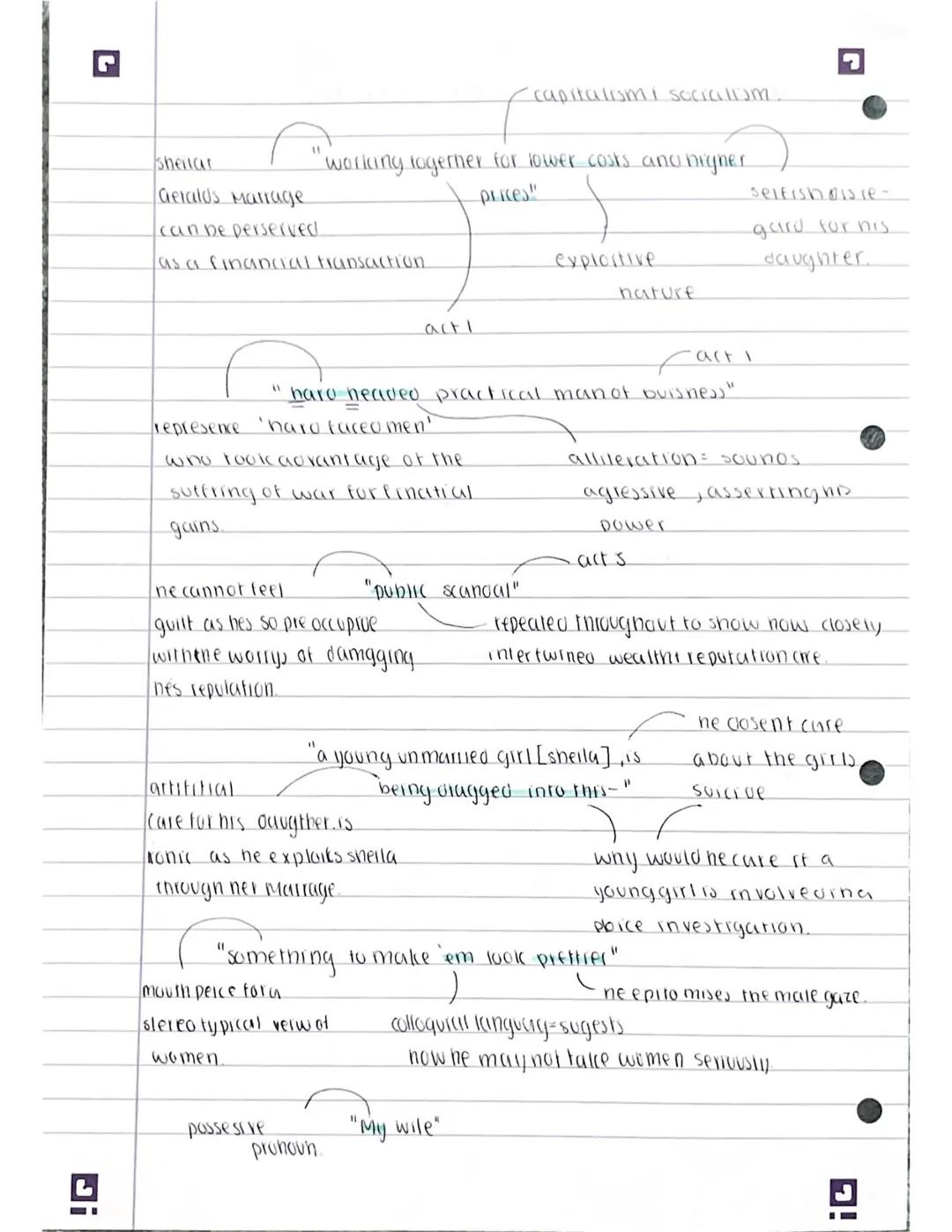 ANINSPECTOR/CALLS "VEXDROSTOTIS MR BURKIMER
adverb shows obviously it has nothing to oo with the
nis arrogat wietched girls suicide"
Def