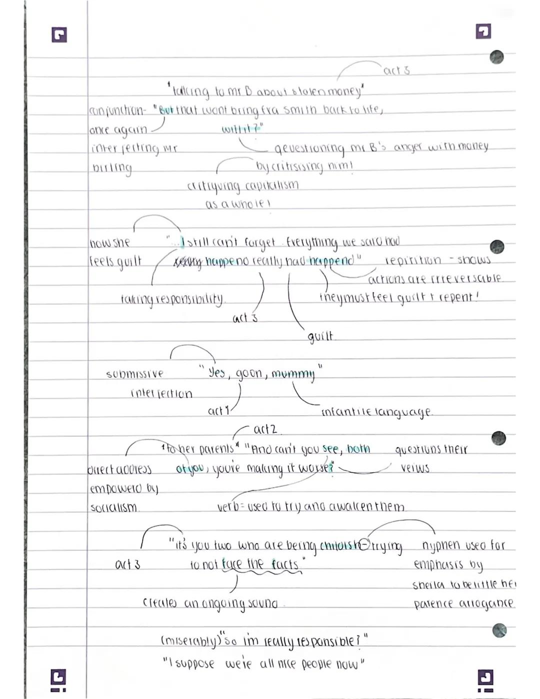 ANINSPECTOR/CALLS "VEXDROSTOTIS MR BURKIMER
adverb shows obviously it has nothing to oo with the
nis arrogat wietched girls suicide"
Def