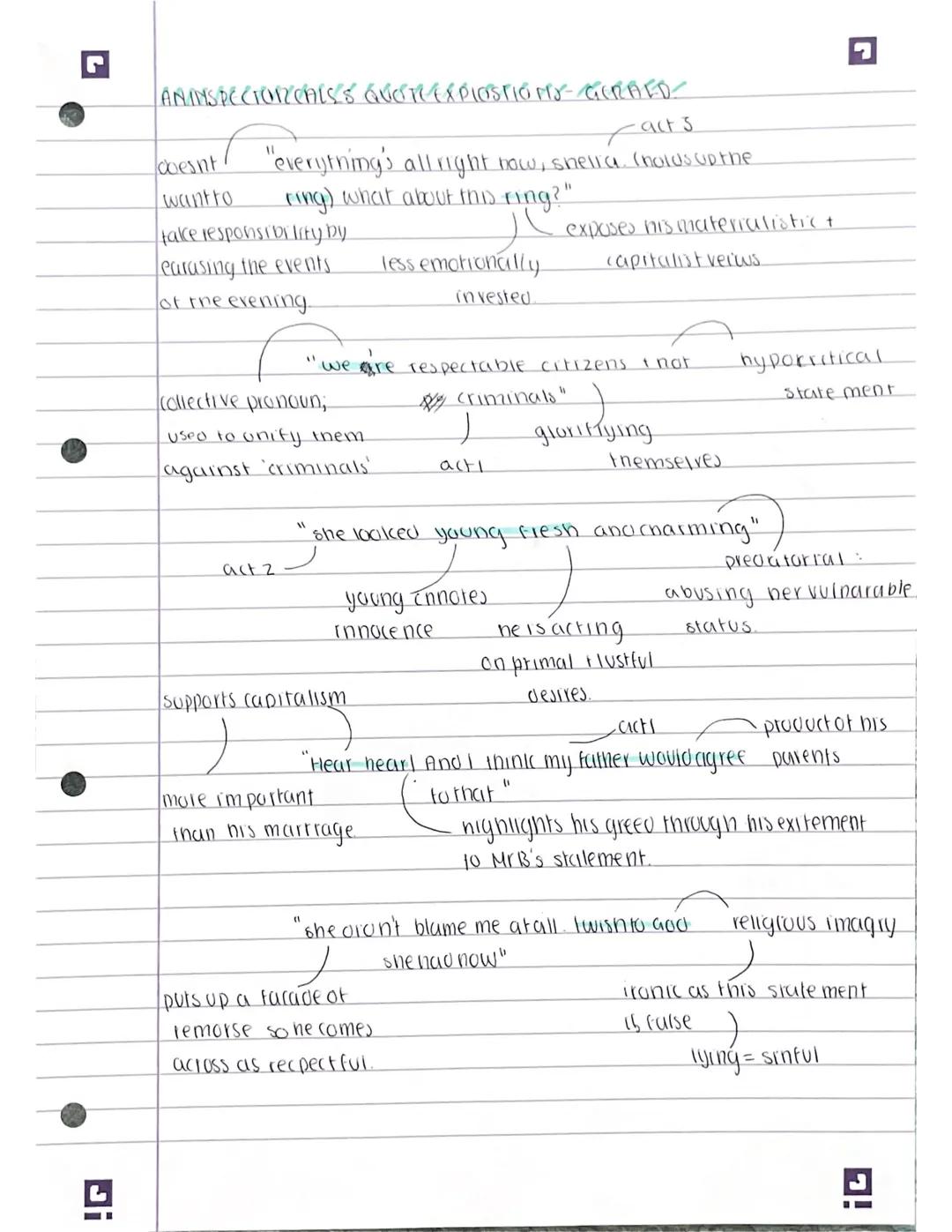 ANINSPECTOR/CALLS "VEXDROSTOTIS MR BURKIMER
adverb shows obviously it has nothing to oo with the
nis arrogat wietched girls suicide"
Def