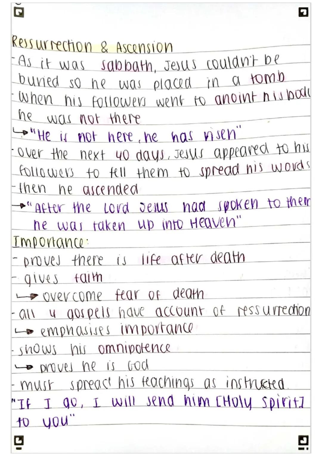 Creation
-God created everything
Story of creation recounted in chapter 1
of Genesis
"In the beginning, God created the
Heavens and the Eart